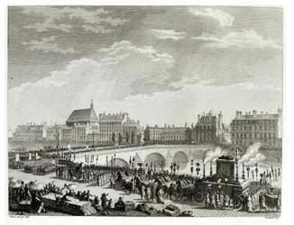 The Triumph of Voltaire, 11th July 1791, engraved by Pierre Gabriel Berthault (1737-1831)